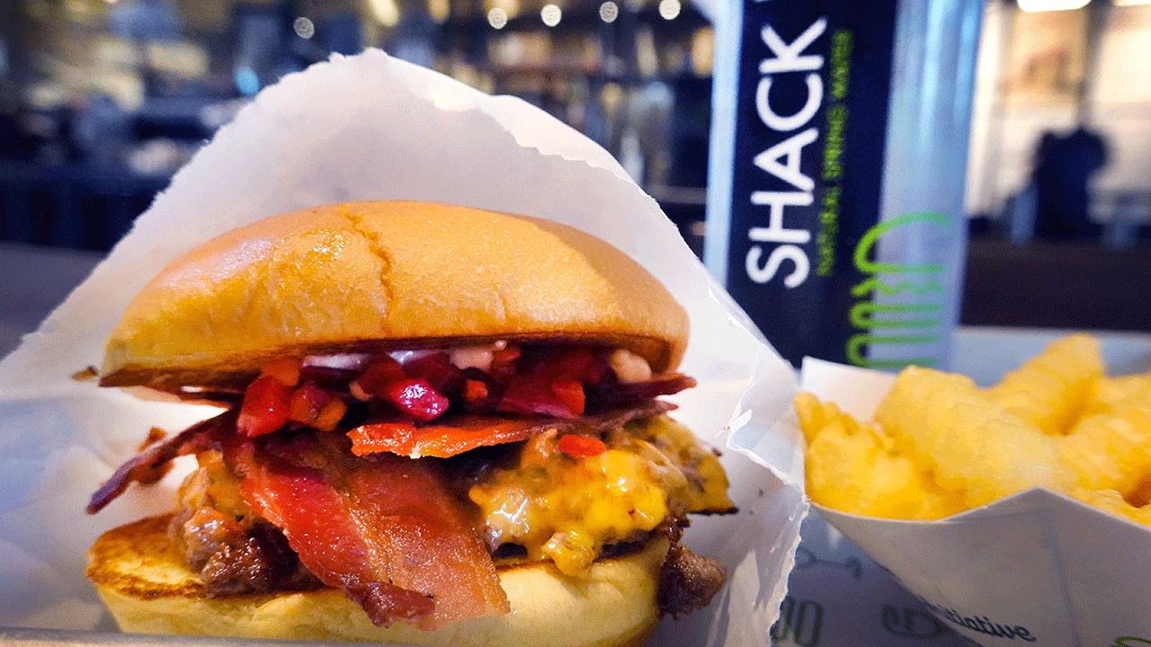 A Shake Shack burger and fries