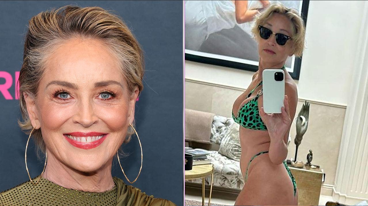 Sharon Stone, 65, is ‘ready for summer’ in animal print bikini