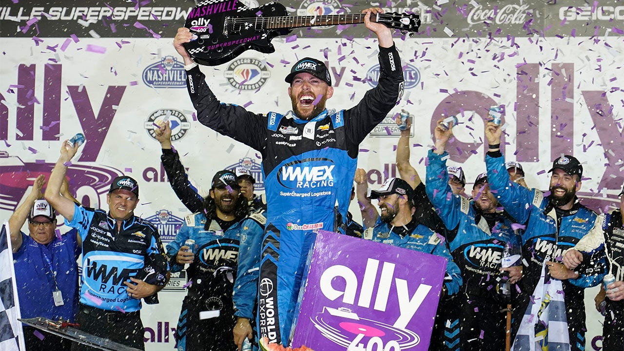 Ross Chastain hangs on to win Ally 400 at Nashville Superspeedway Fox News