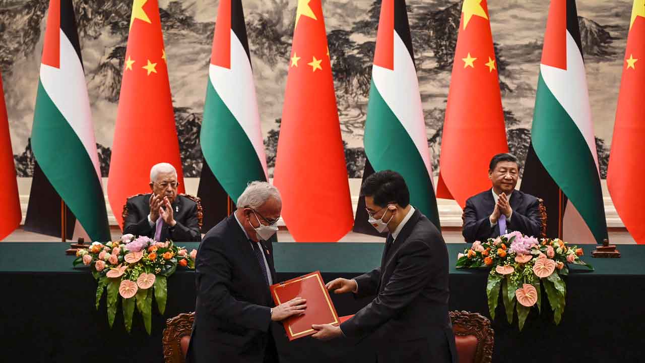 China establishes 'strategic partnership' with Palestinian Authority following Mahmoud Abbas' Beijing visit