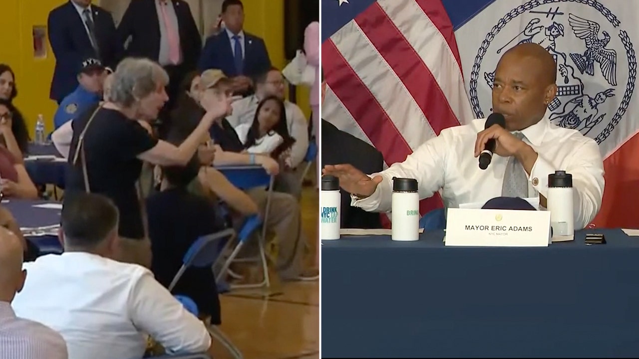 NYC Mayor Eric Adams berates woman after question about high rent: ‘I’m a grown man’