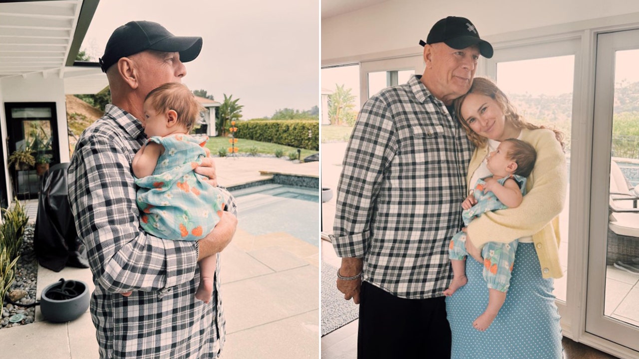 Bruce Willis' first photo as grandpa with Rumer Willis’ baby girl ...