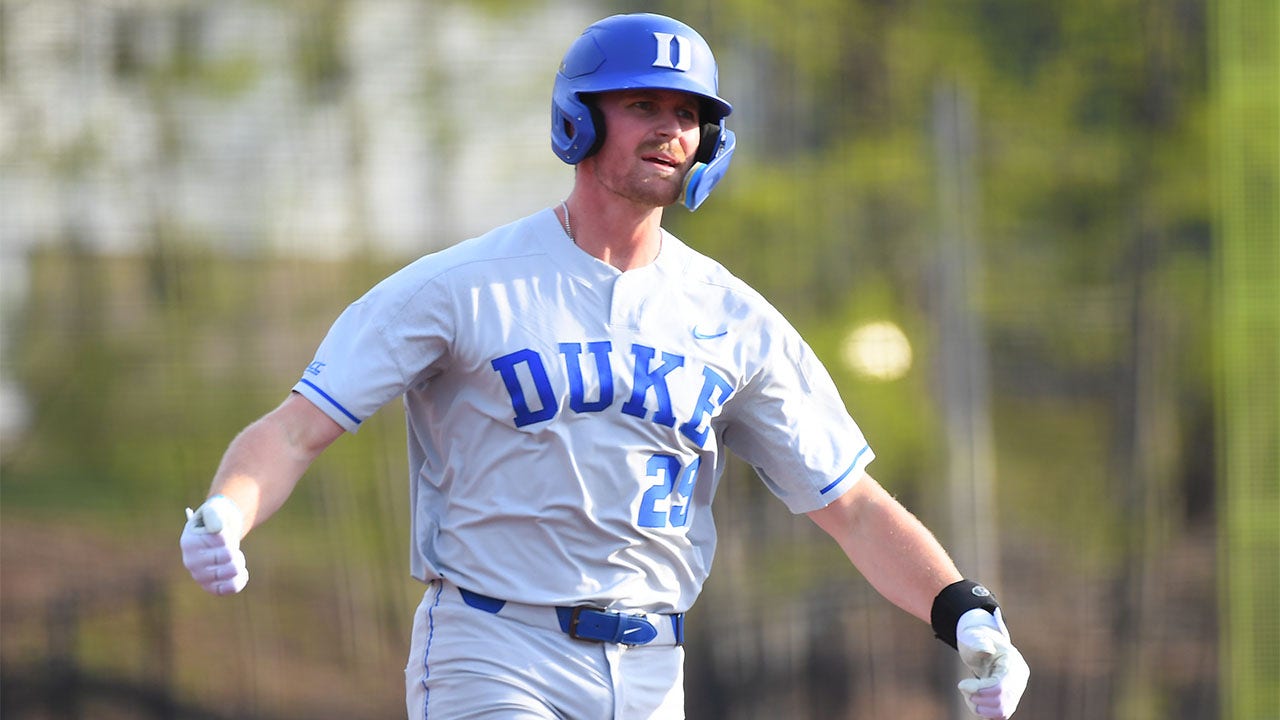 Duke baseball player has three home run game on torn ACL in college baseball regionals