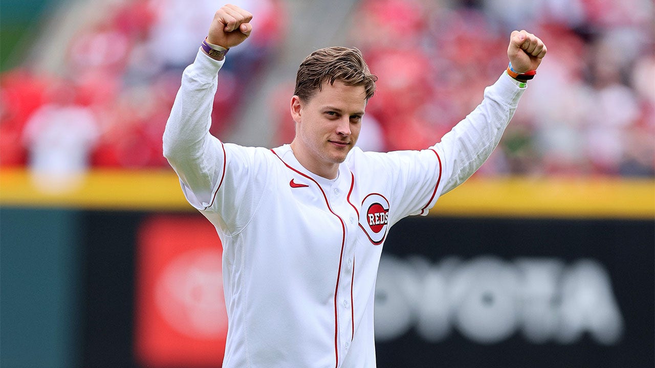 Joe Burrow of the Bengals showcased swing, hitting four home runs during the Reds’ batting practice