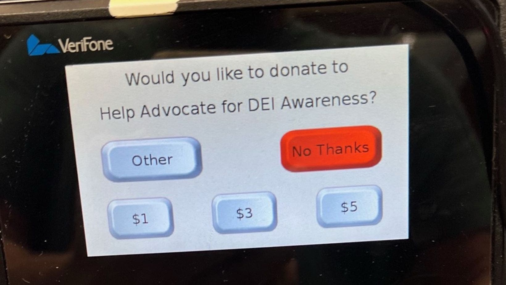 Grocery store chain prompts customers to donate to 'DEI awareness'