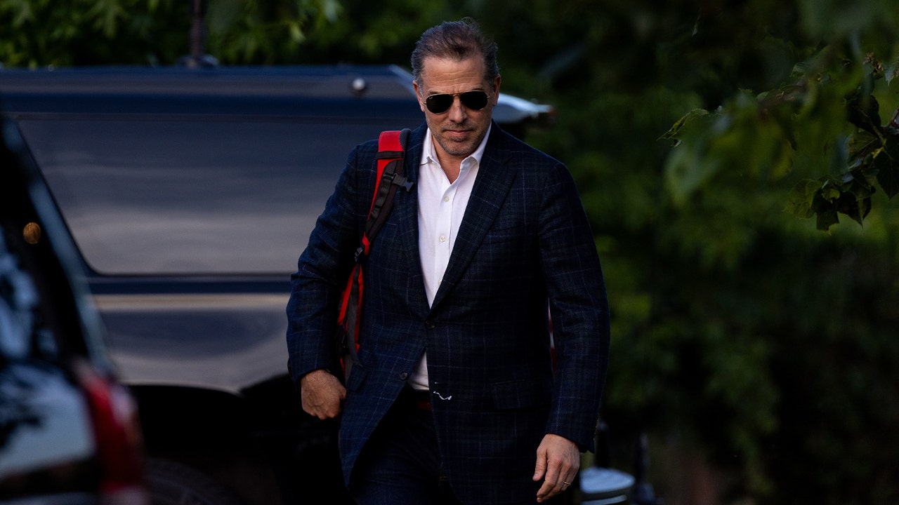 Hunter Biden is expected to be deposed Thursday as part of the civil lawsuit brought by Delaware computer repair shop owner John Paul Mac Isaac, Fox News has learned. (Julia Nikhinson/Sipa/Bloomberg via Getty Images)