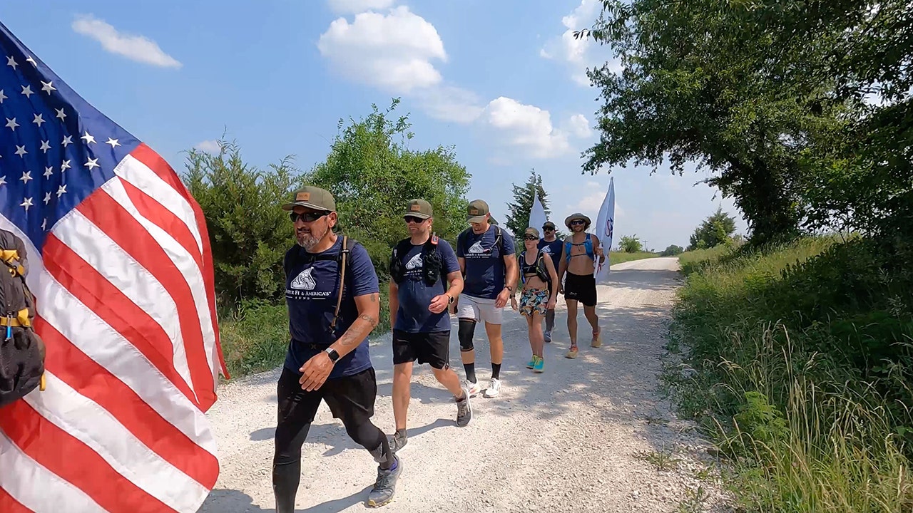 Veterans hike 105 miles across Midwest to raise awareness for PTSD: 'You're not alone'