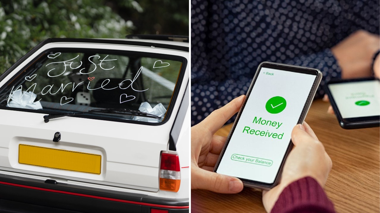 Newlyweds shamed by social media users for advertising Venmo username on car window: ‘Why not?’