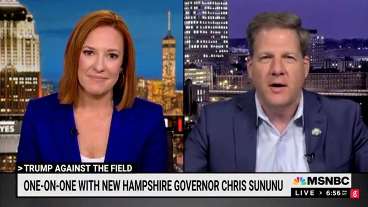 Gov. Sununu clashes with Jen Psaki over claims of collusion between ...