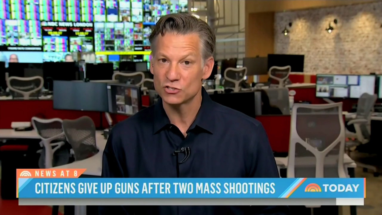 NBC reporter excited by Serbians 'turning in their guns,' suggests America follow: 'Wasn't that difficult'