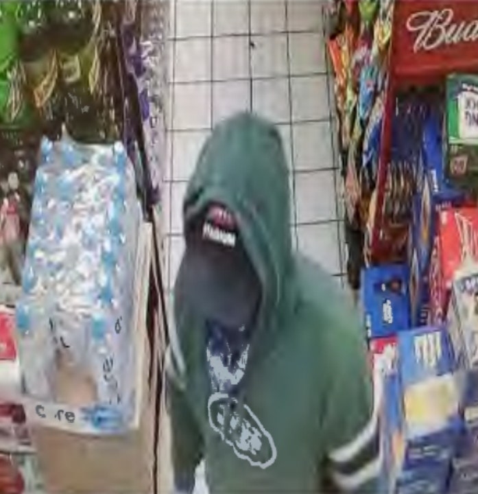 Surveillance footage shows Nicholas Orsini walking through the gas station