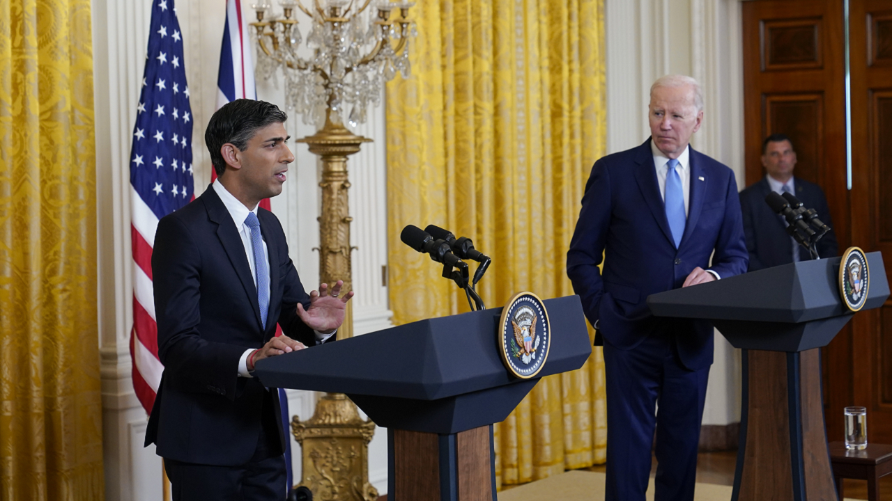 Biden, UK Prime Minister Sunak announce Atlantic Declaration economic partnership ‘for a new age’