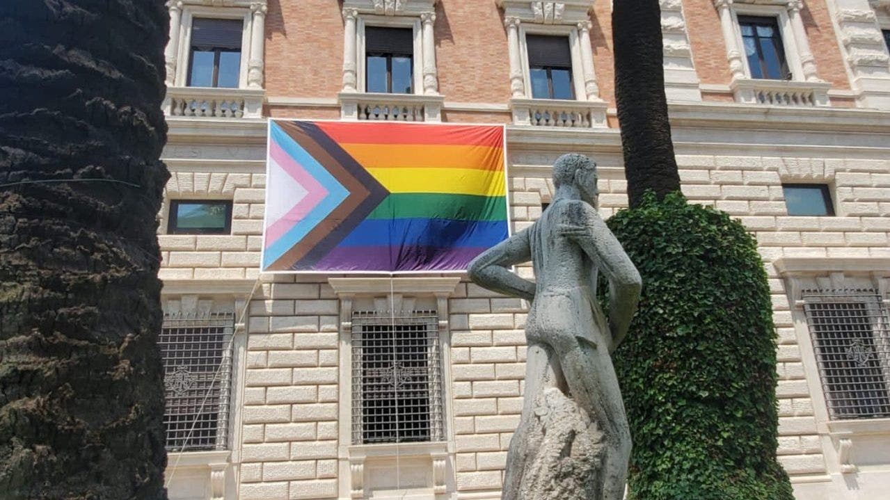 US Embassy to Holy See flies Pride flag in Rome