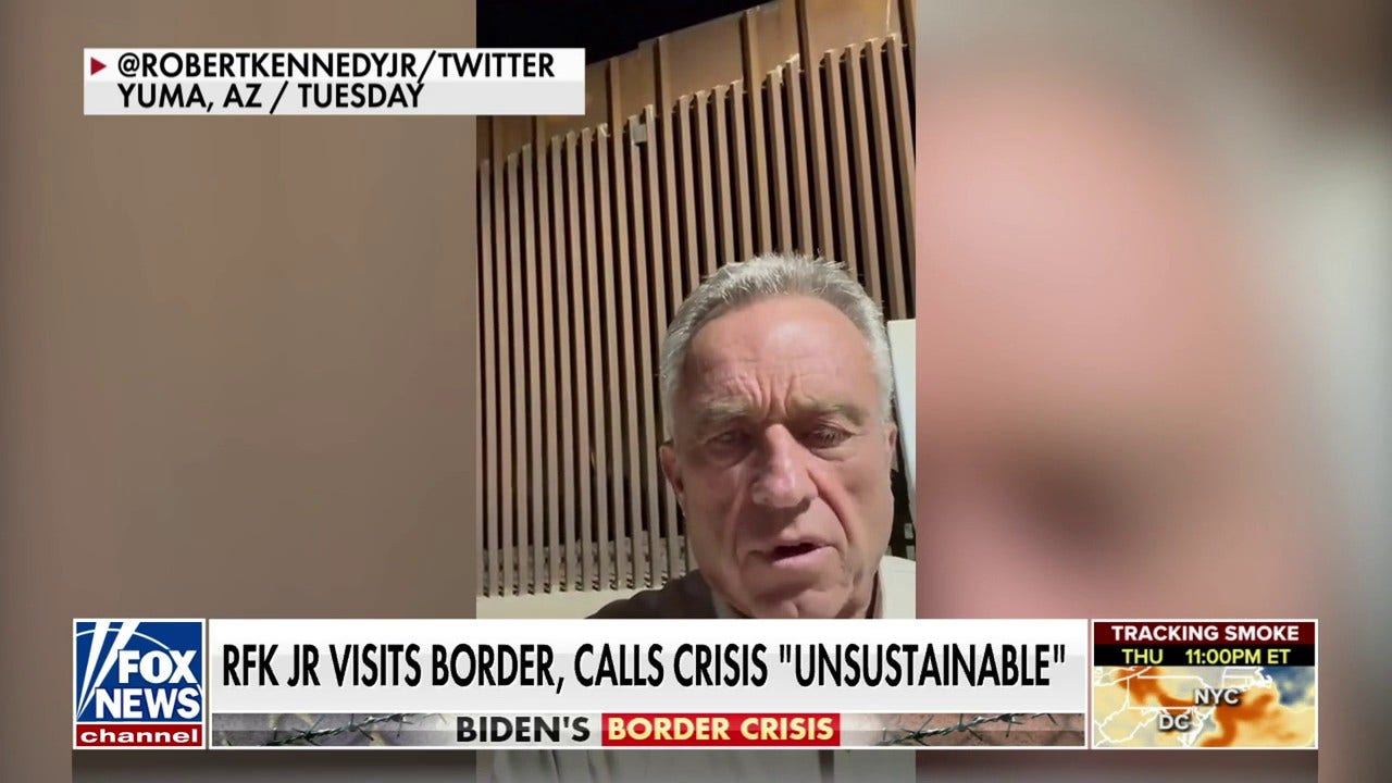 Arizona sheriff praises RFK Jr. for visiting border: 'Spent more time down here than our border czar'
