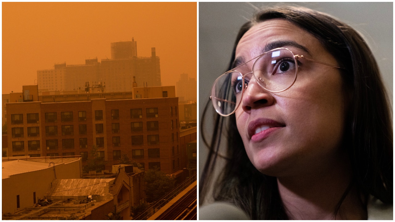 AOC seizes on Canadian wildfire smoke covering East Coast for new Green New Deal push