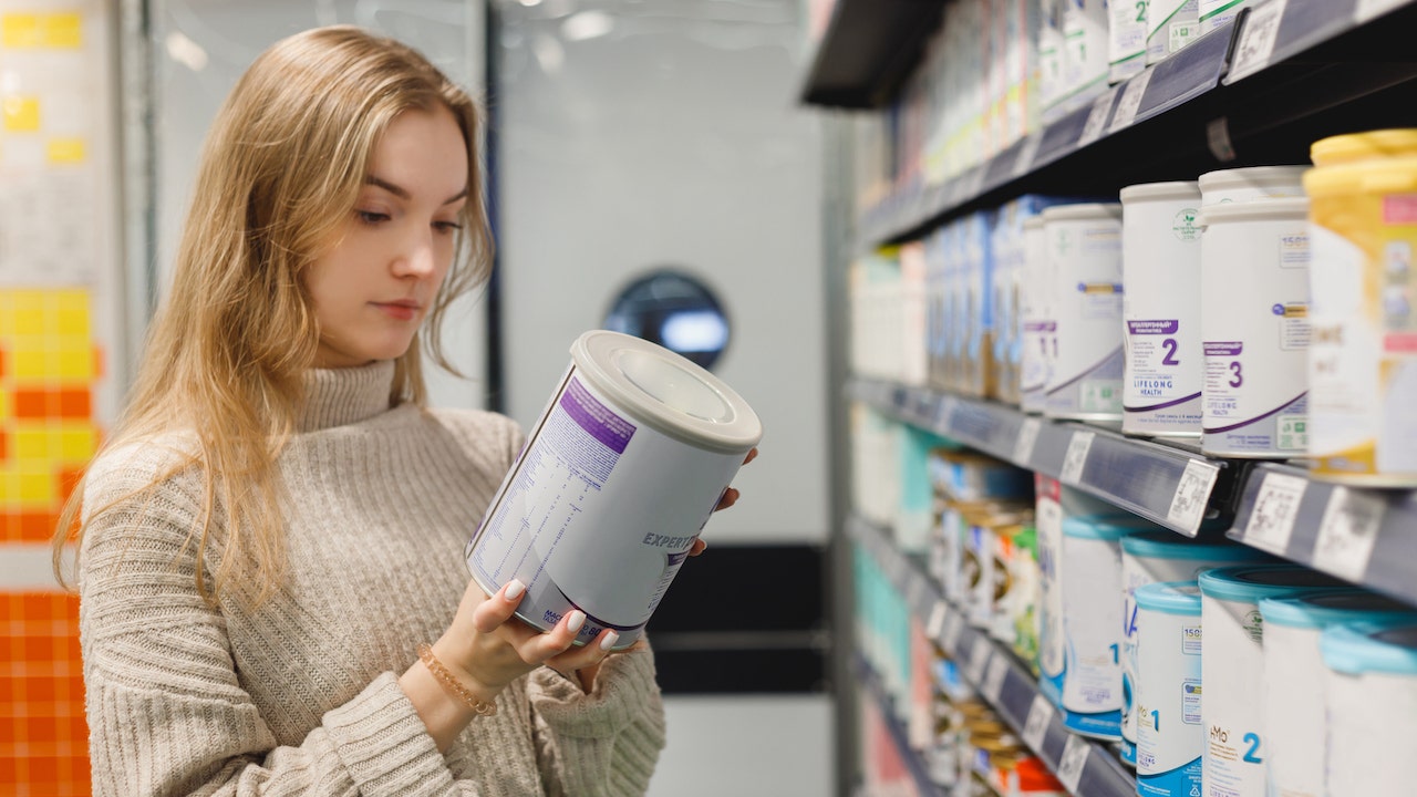 Baby formula shopping