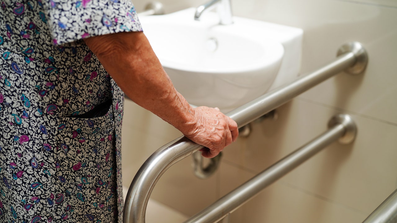 Bathroom grab bars