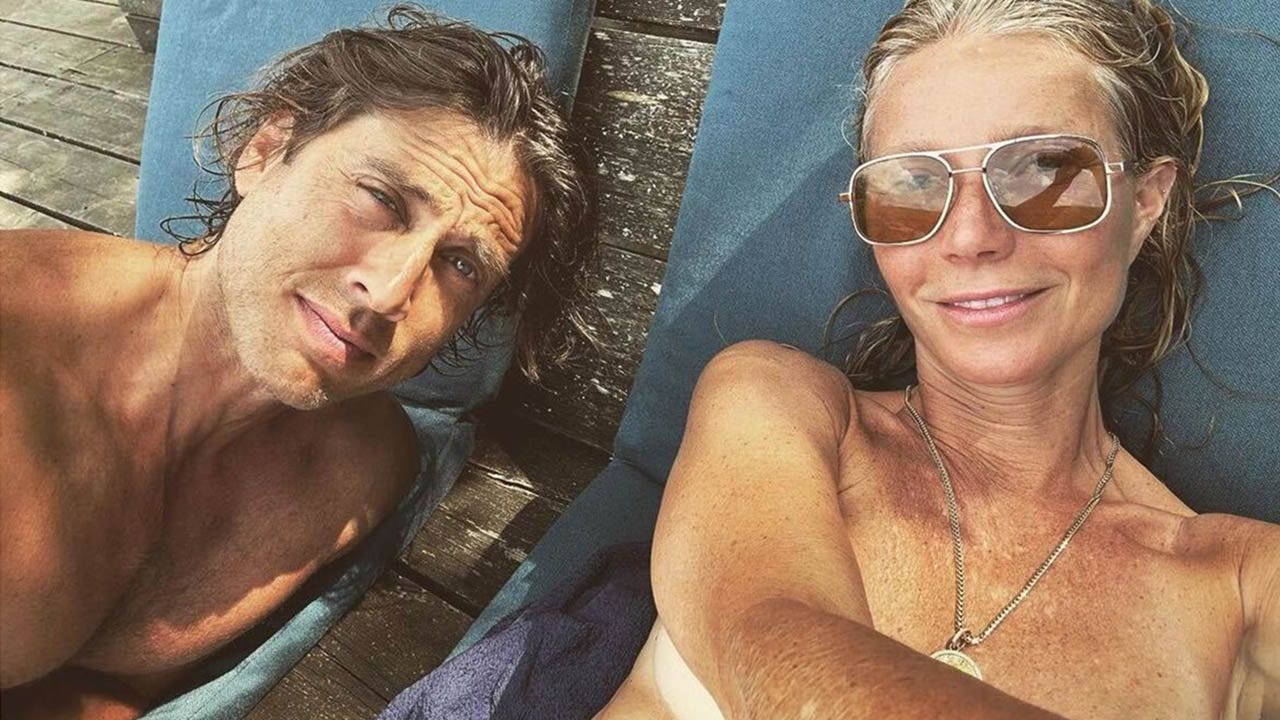 Gwyneth Paltrow Shows Off Bikini Body While on Vacation with Chris