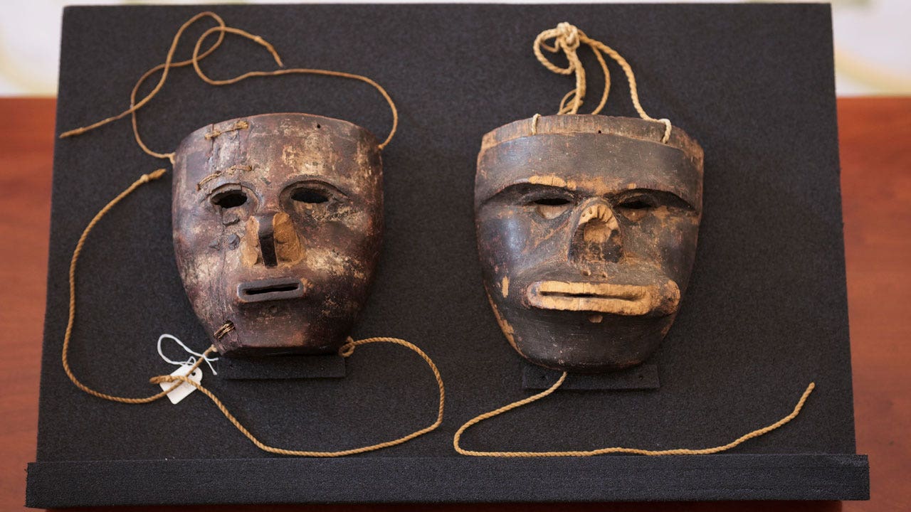 Germany returns 600-year-old indigenous masks to Colombia