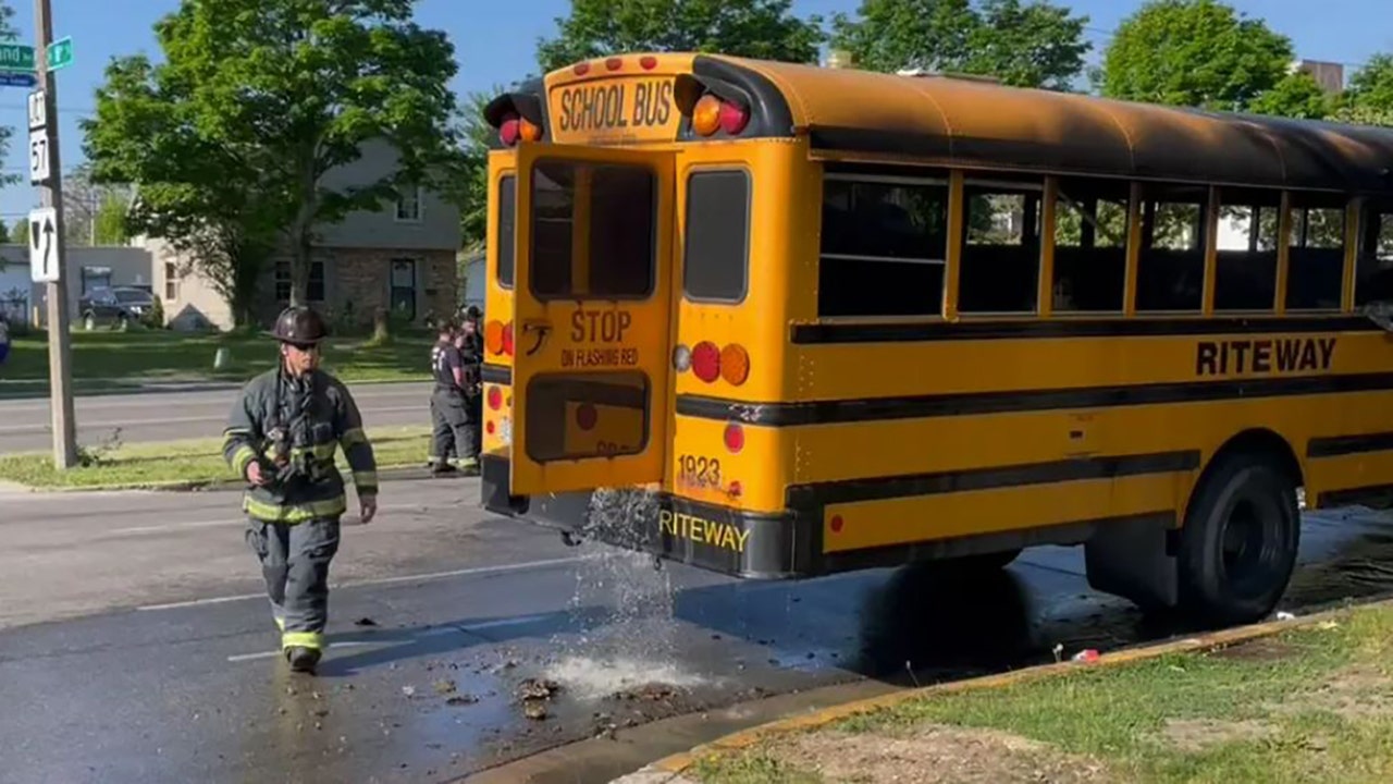 Safety first: Pregnant Wisconsin school bus driver heroically evacuates 37 students as bus goes up in flames