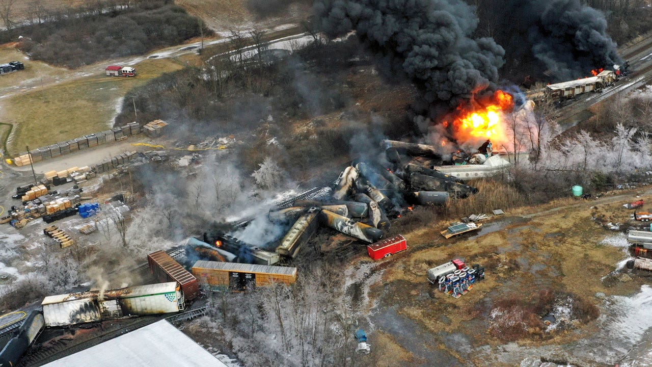 Fire chiefs call for enhanced training as Ohio train derailment raises concerns on hazardous chemicals