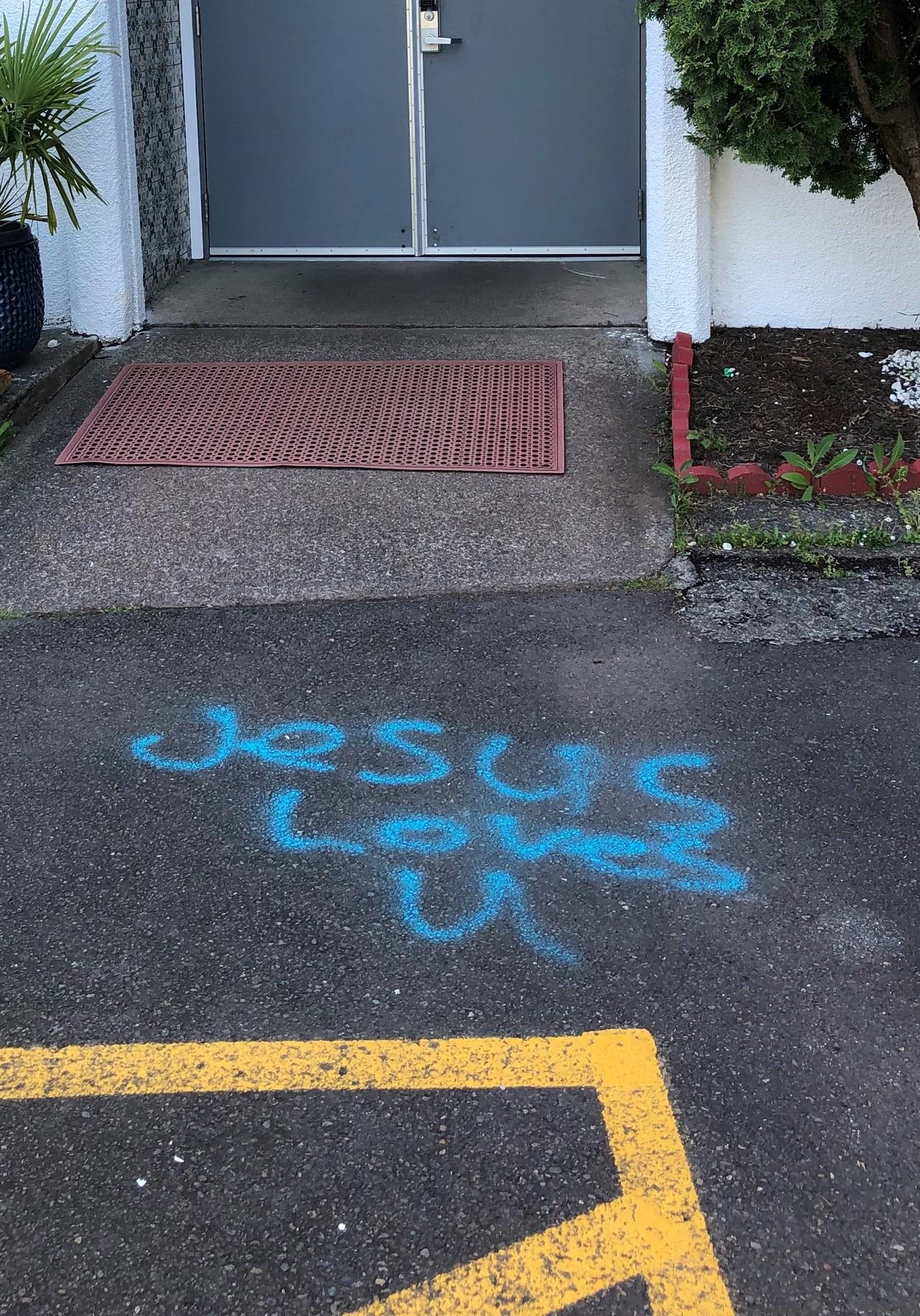 22-year-old arrested for writing ‘Jesus loves you’ on public and private property
