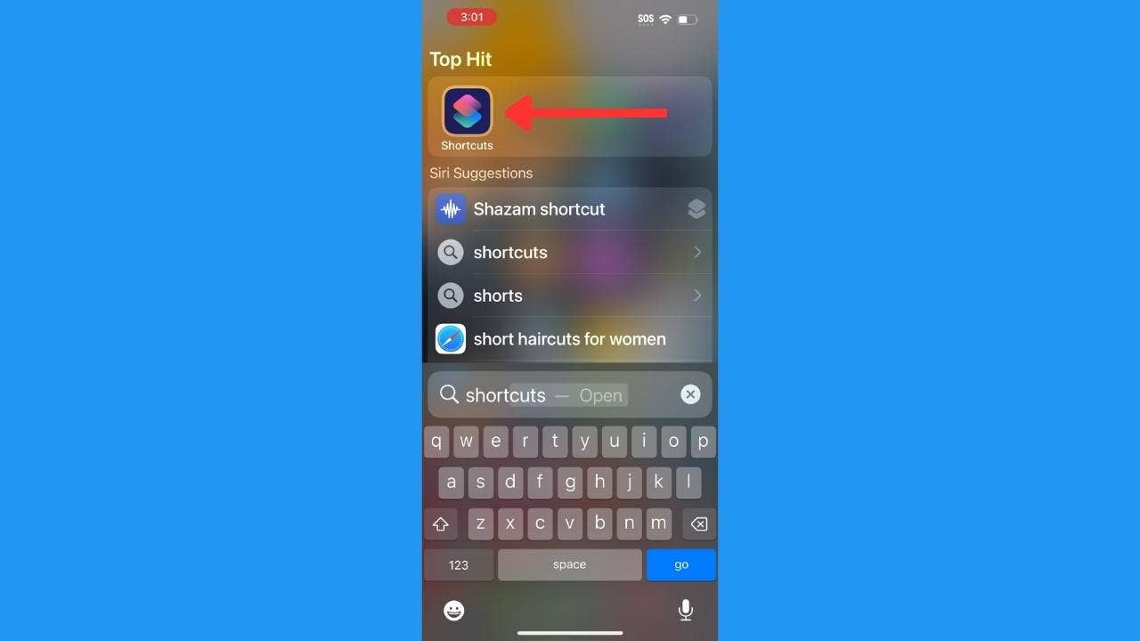 1 lock iphone messages shortcut