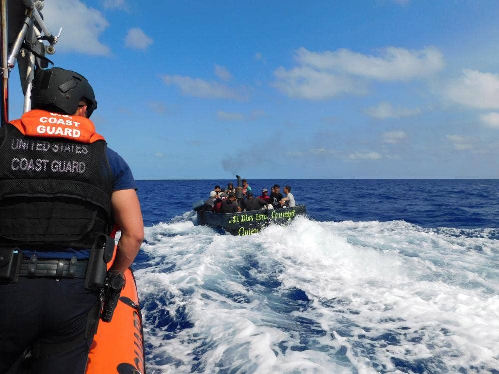 'Hard sight to see': Coast Guard crews intercept migrants at sea desperate to reach US