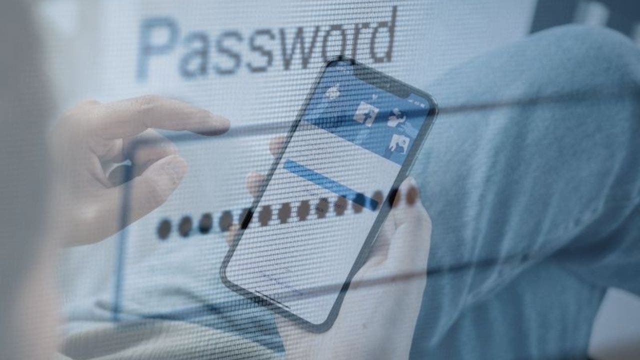 Facebook password smartphone and computer screenshots
