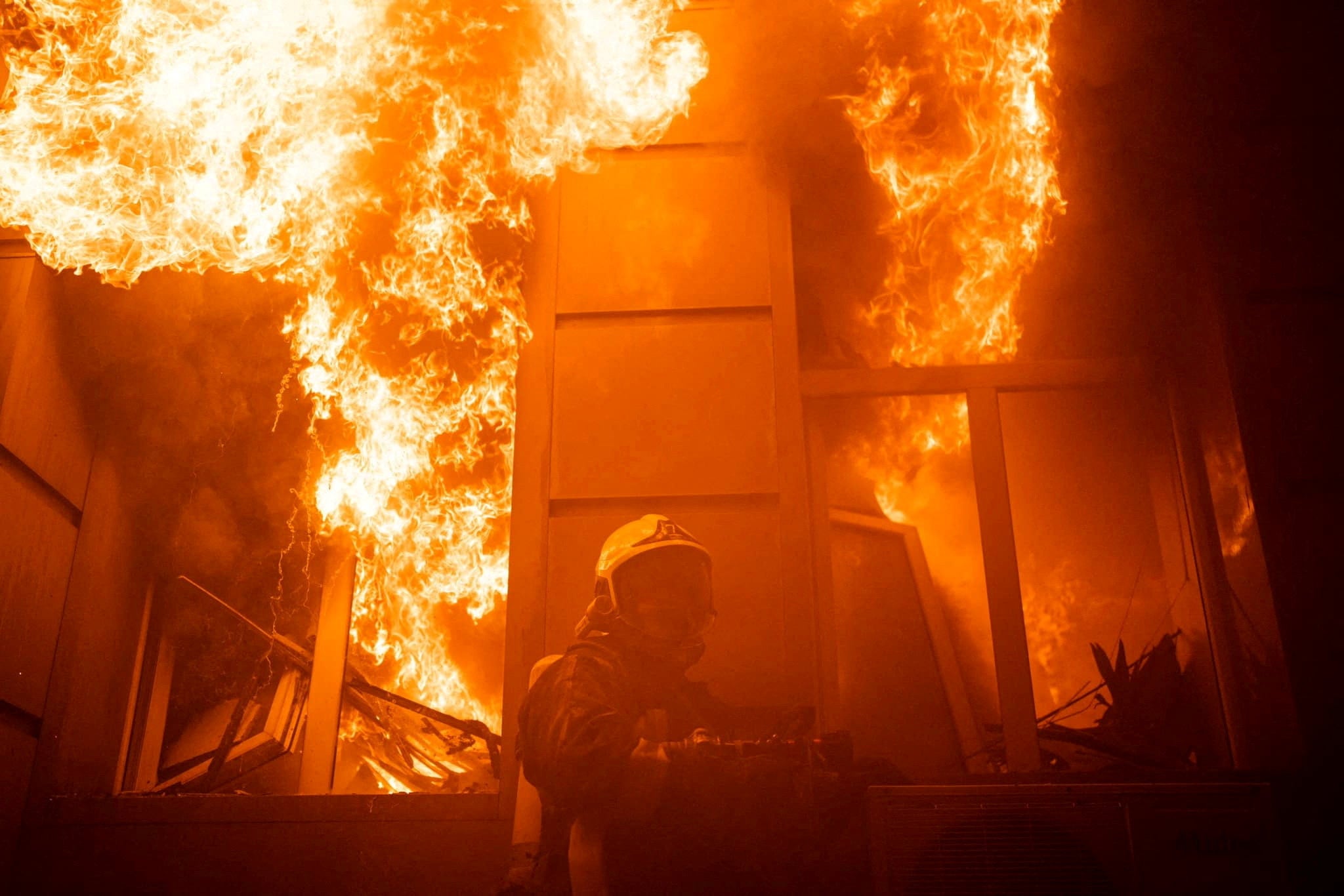 Getreidefeuer in Odessa
