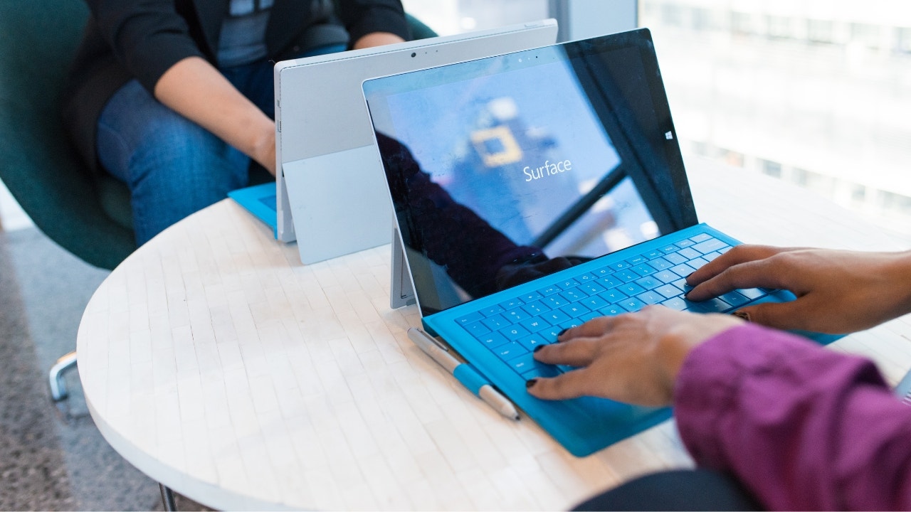 People using their Surface Pro.