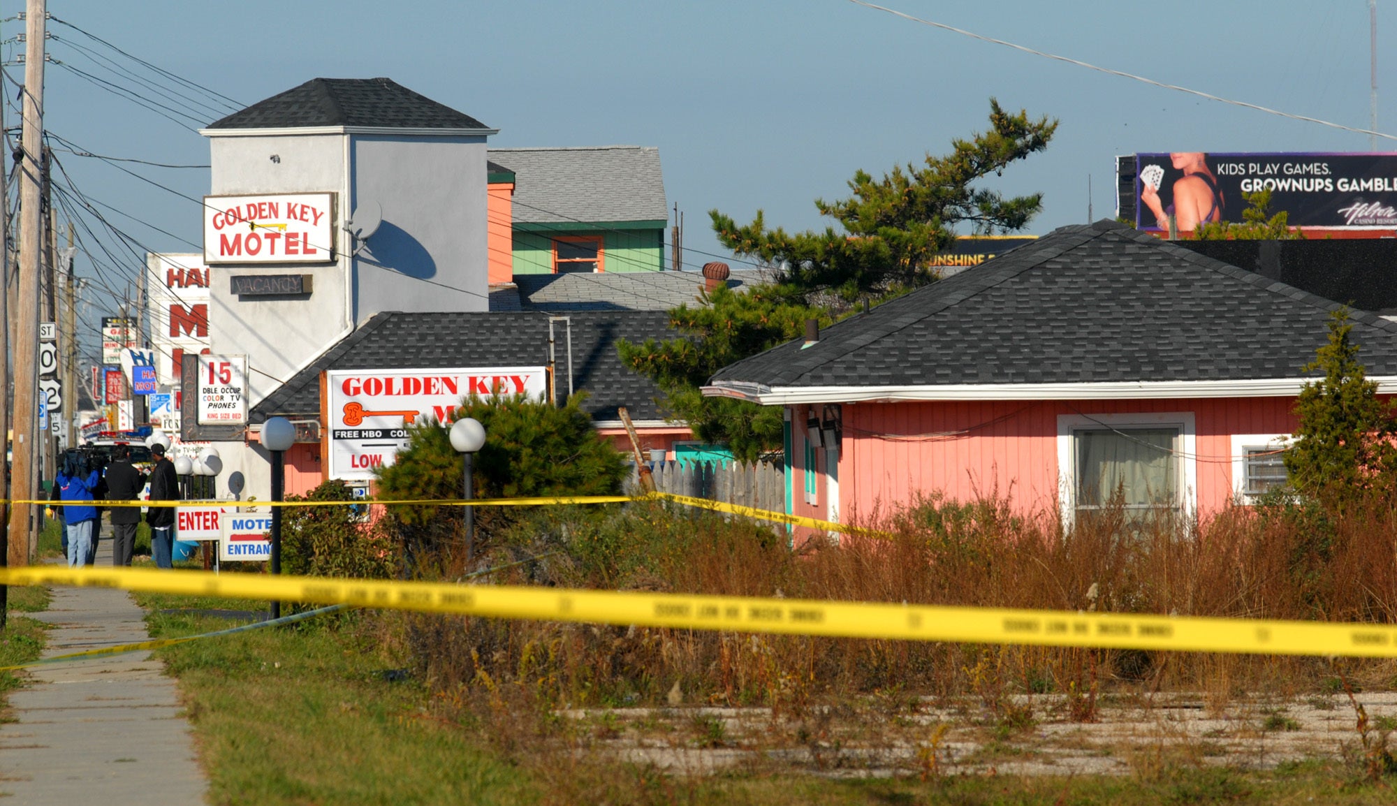 The Golden Key Motel in Egg Harbor, New Jersey, just west of Atlantic City, before it was knocked down