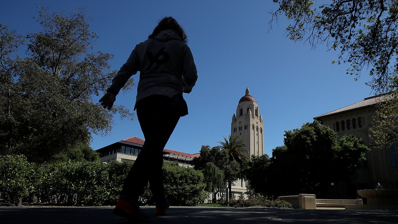 A student on campus