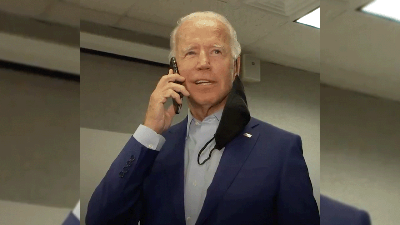 President Biden on the phone with granddaughter