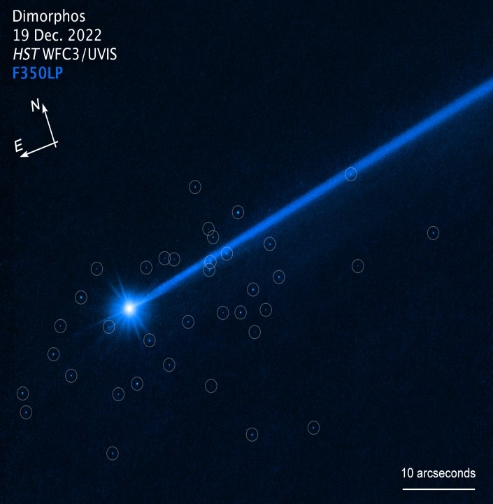 سیارک دیمورفوس و تخته سنگ