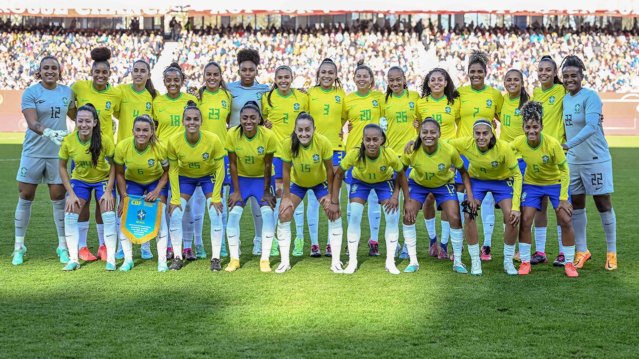 Brazil women's soccer team supports Iran protesters with message on side of  plane ahead of World Cup