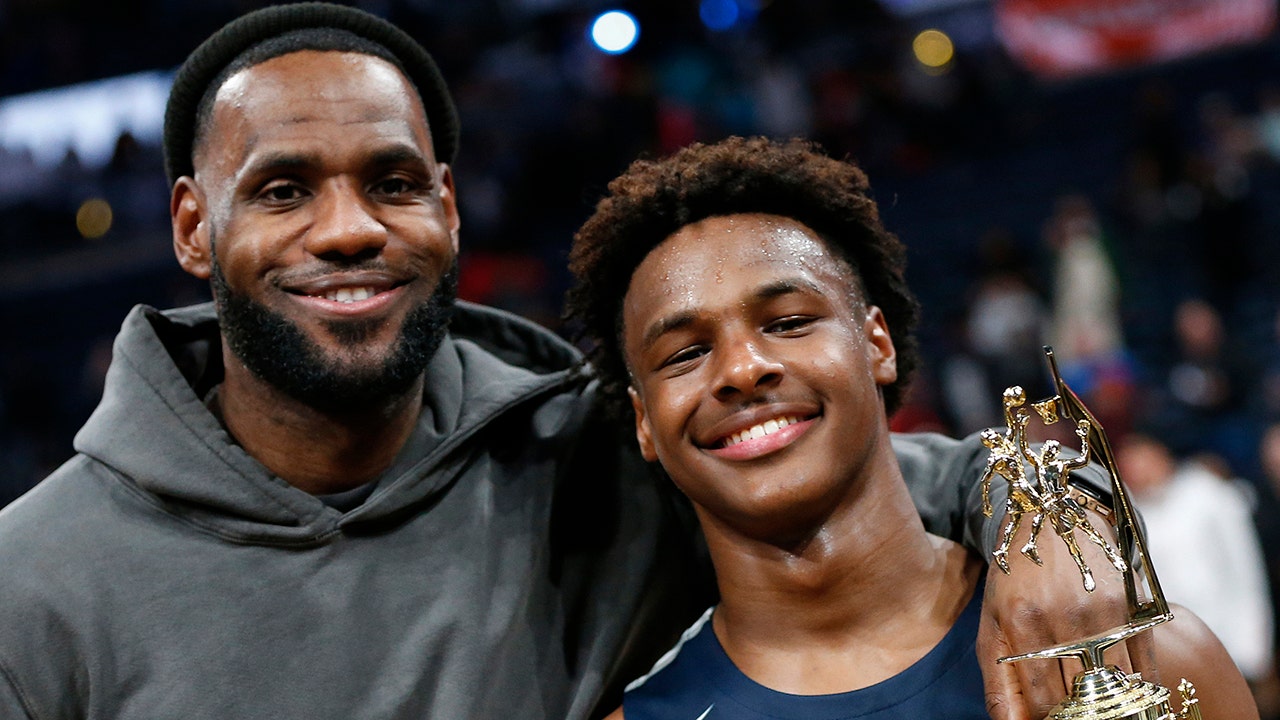 LeBron James shares video clip of son Bronny smiling, playing piano days right after cardiac arrest
