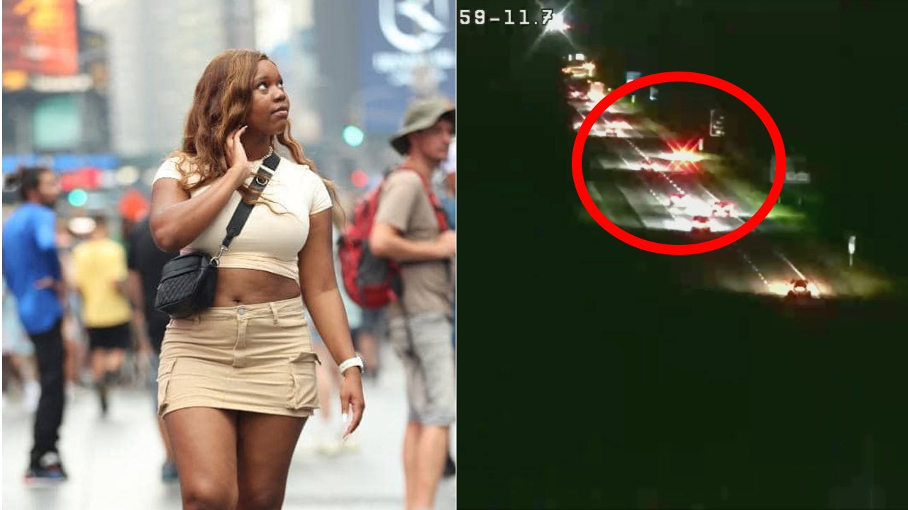 Alabama woman Carlee Russell's car seen in traffic cam video