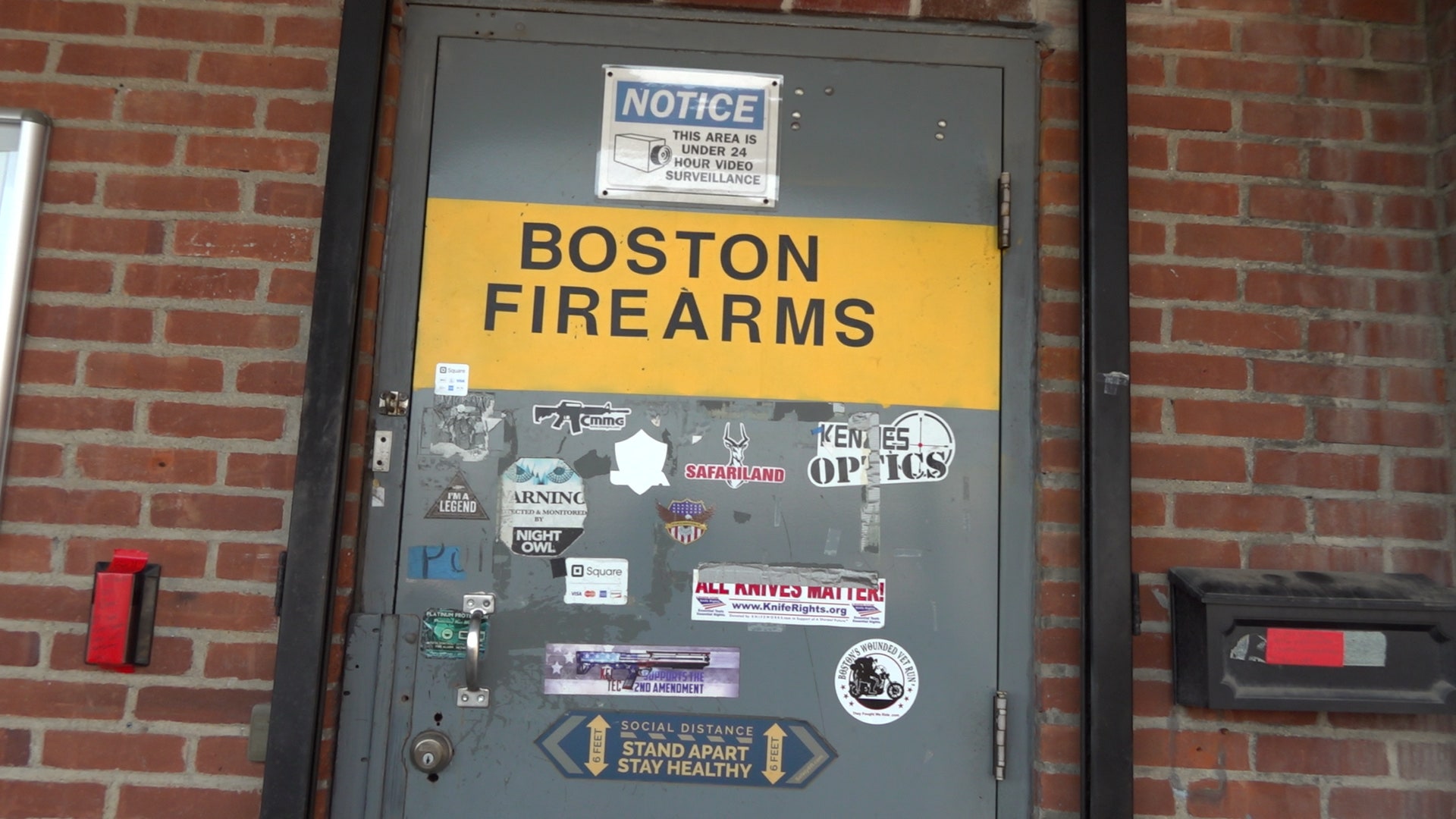 Door of Boston Firearms