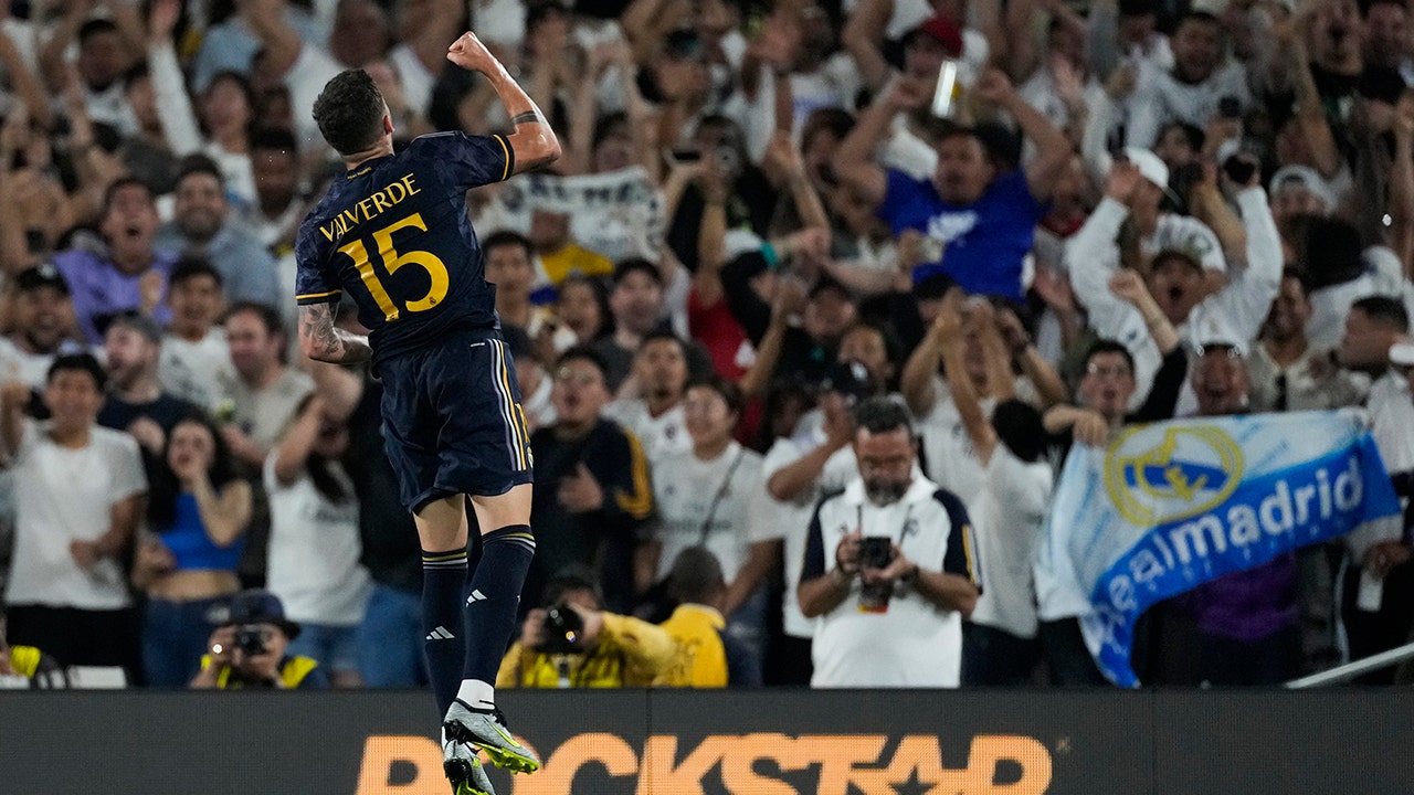 Federico Valverde celebra