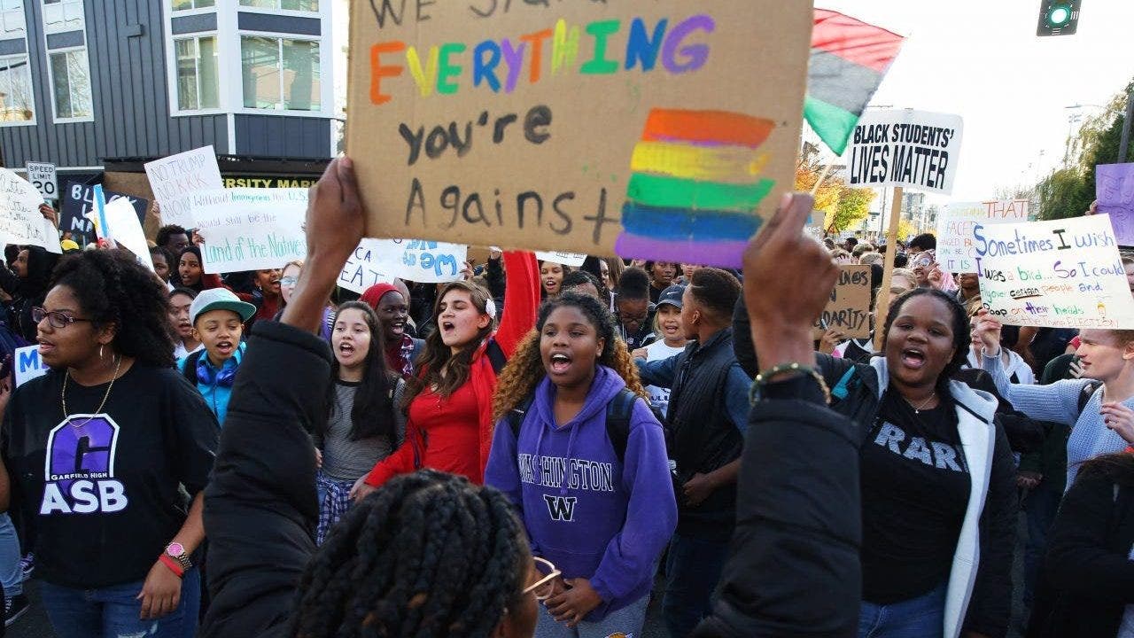 Seattle students walk out of class