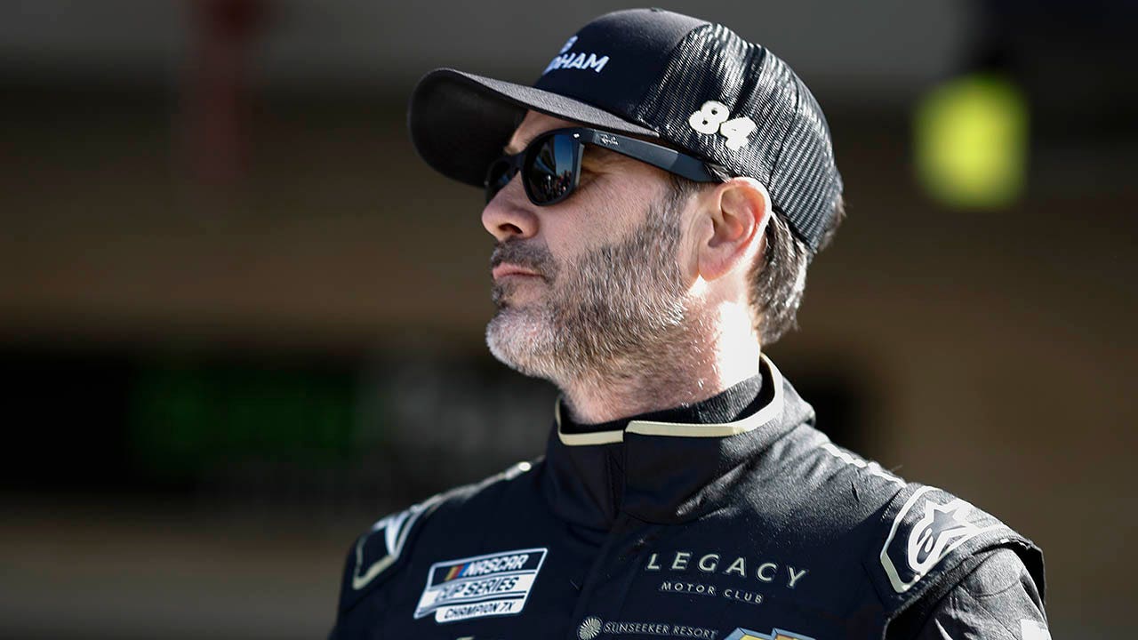 Jimmie Johnson at the NASCAR Cup Series EchoPark Automotive Grand Prix