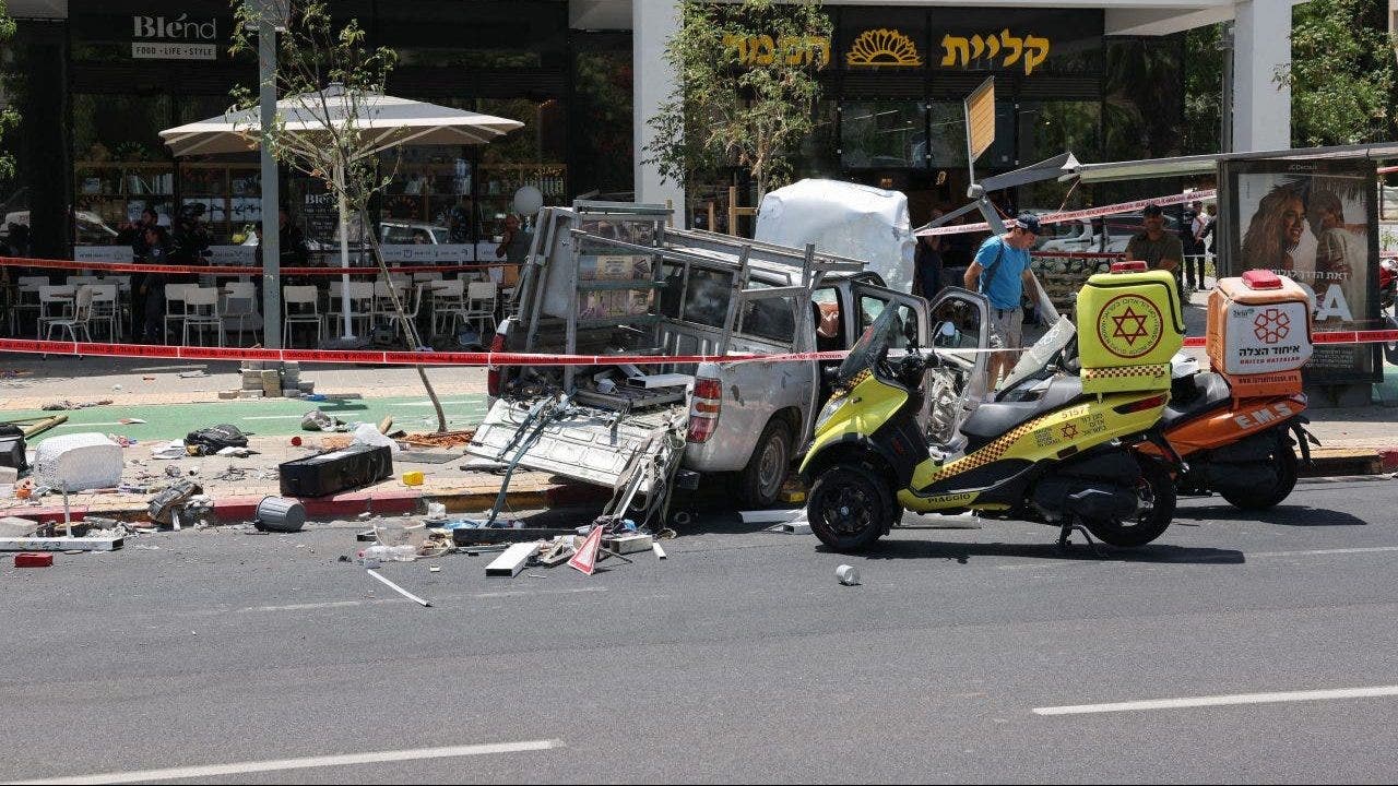 Suspected car ramming 'terror attack' wounds 8, Israeli police say