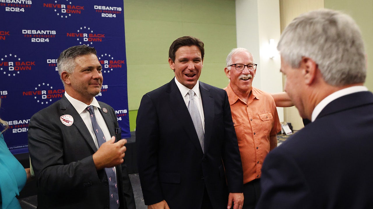 DeSantis at Iowa campaign event