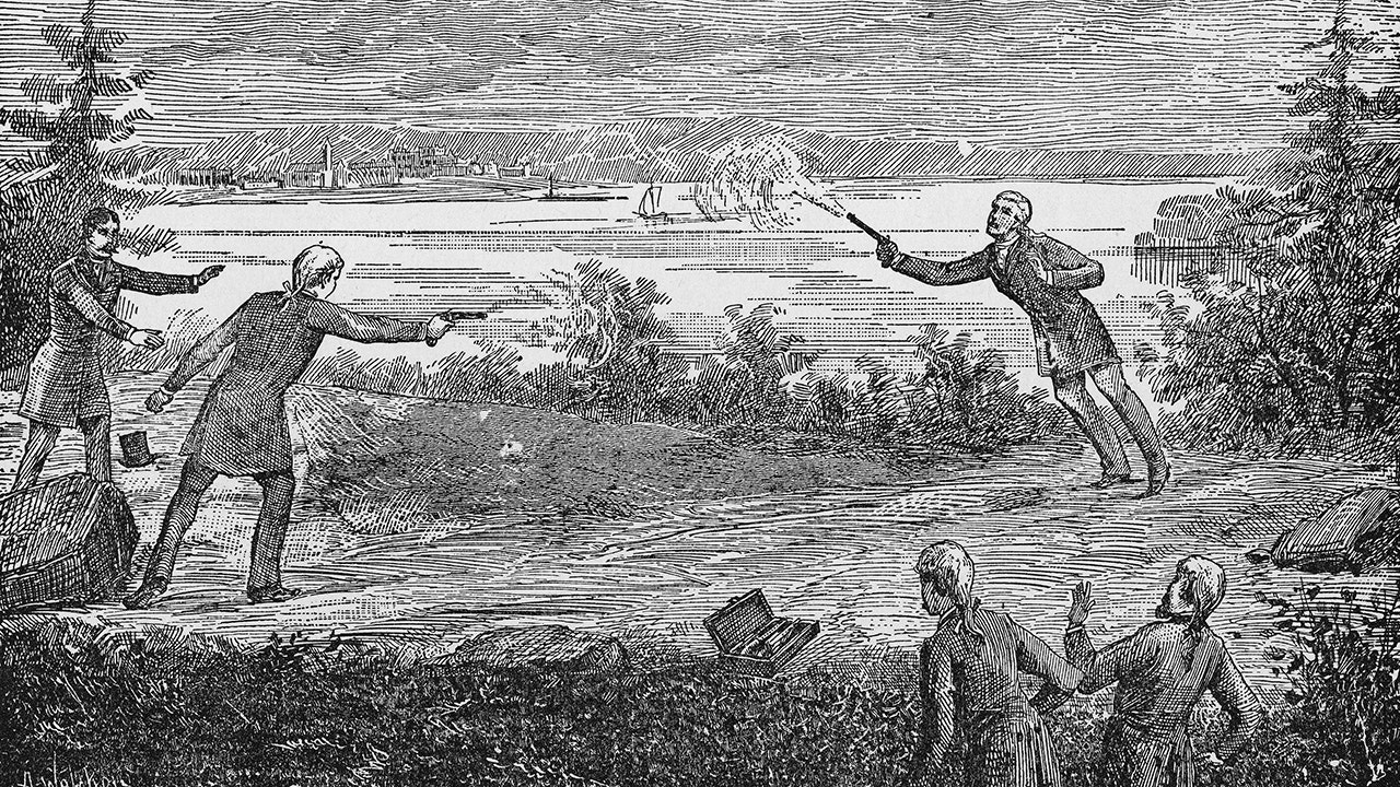 July 11, 1804: Aaron Burr Inflicts Fatal Wound on Alexander Hamilton in Infamous Duel