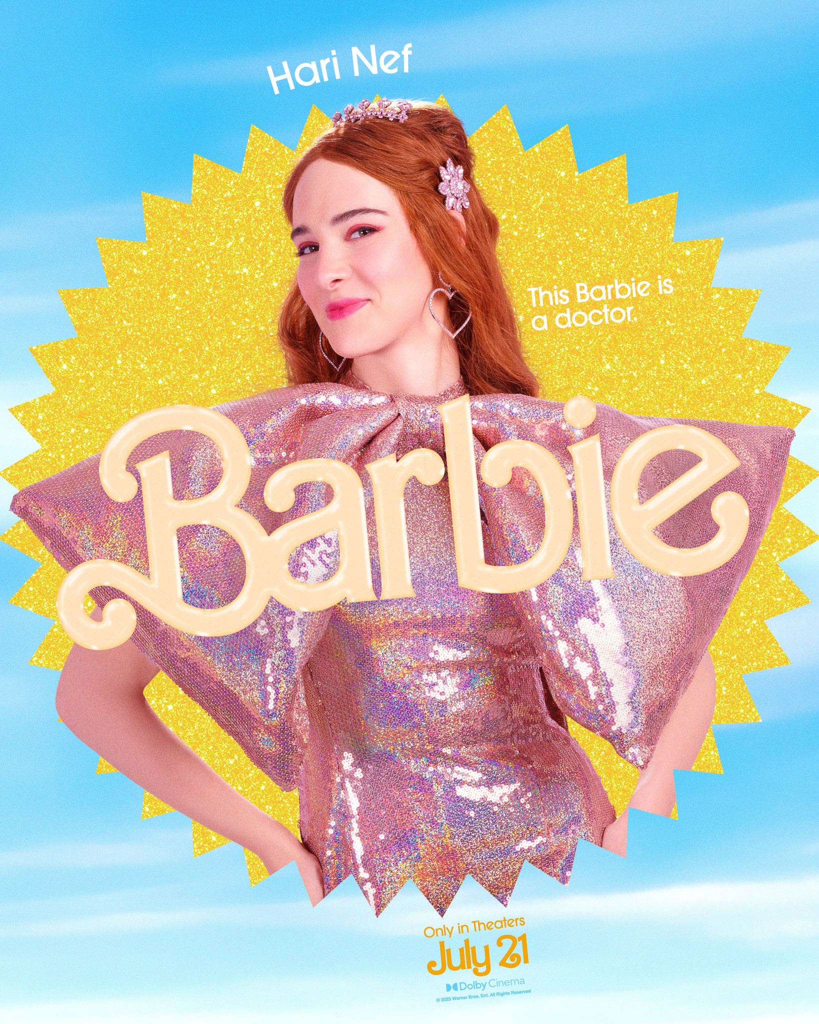 Hari Nef Barbie character poster