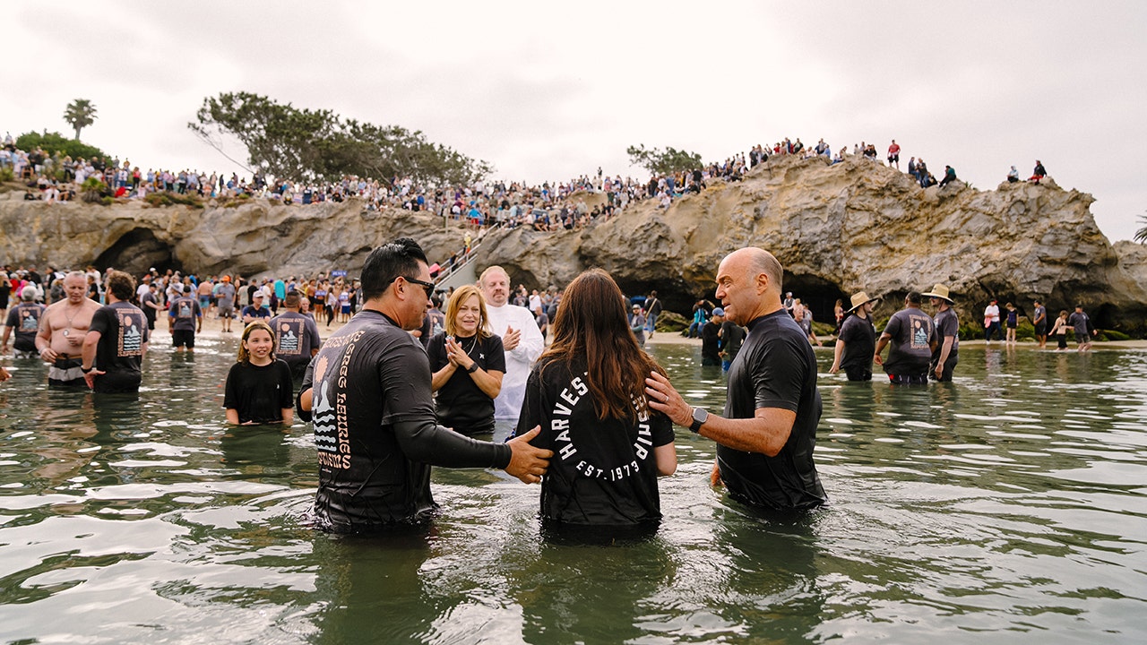 Pastor Greg Laurie recalls baptism