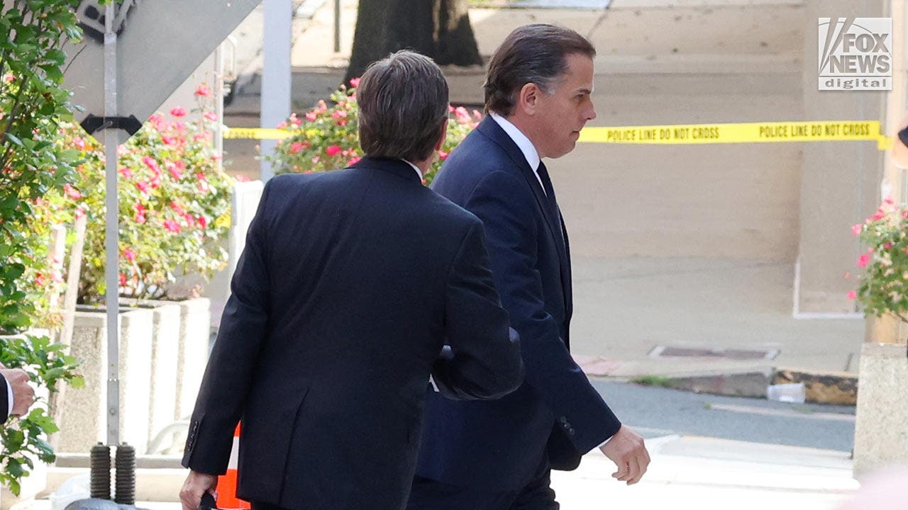 Hunter Biden walks into Federal court dressed in a suit
