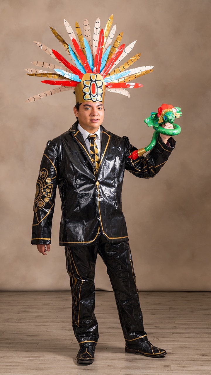 Duct tape prom tux