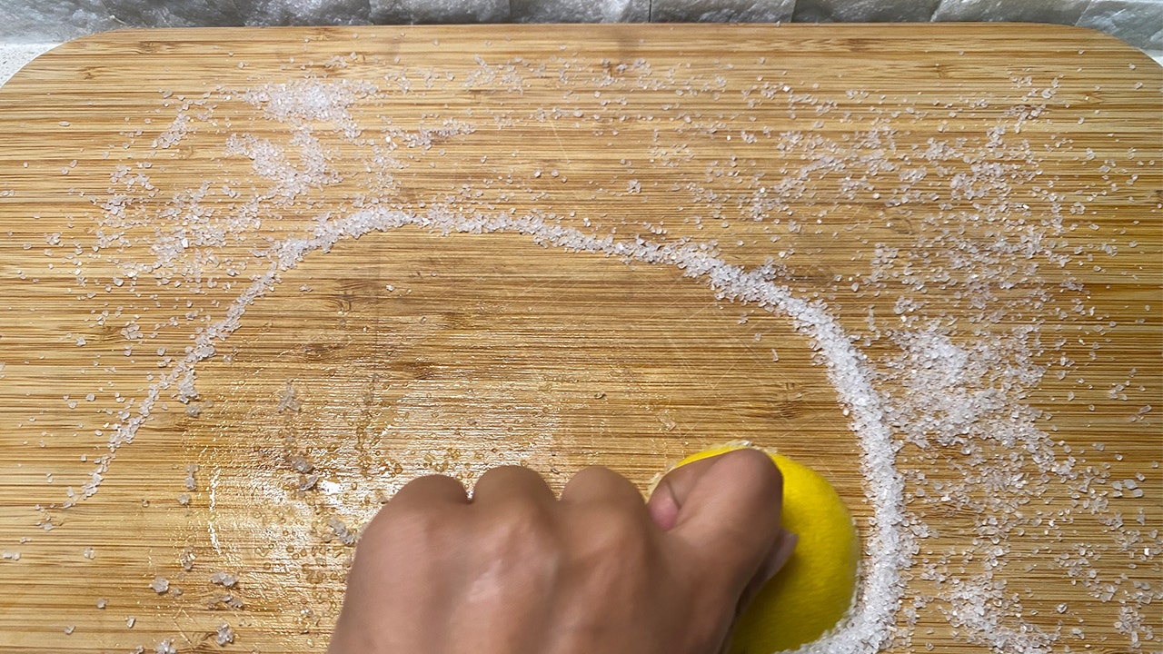 Cleaning wood cutting boards with lemons and salt Does it work? Fox News